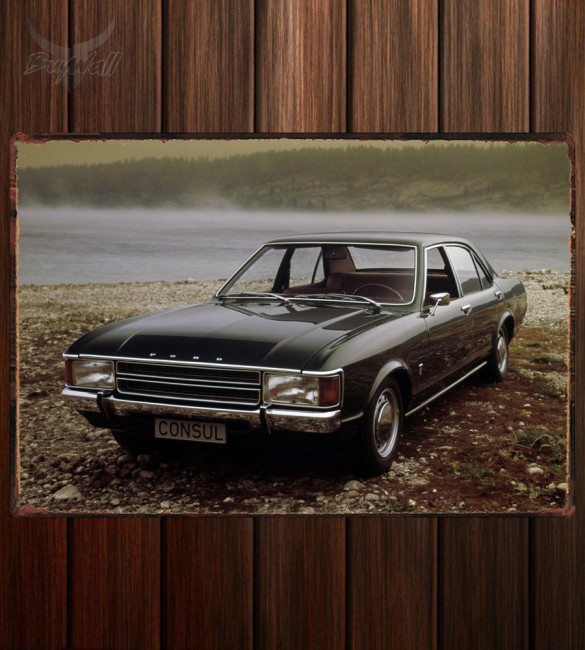 Металлическая табличка Ford Consul Металлическая табличка Ford Consul